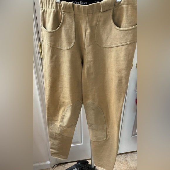 Women’s Fuller Fillies 34 Tan Horseback Riding Pants Equestrian Horse - Picture 5 of 11